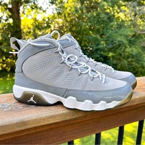 Nike Air Jordan 9 Retro GS 'Cool Grey' 2012 Shoes Boys Size: 7Y